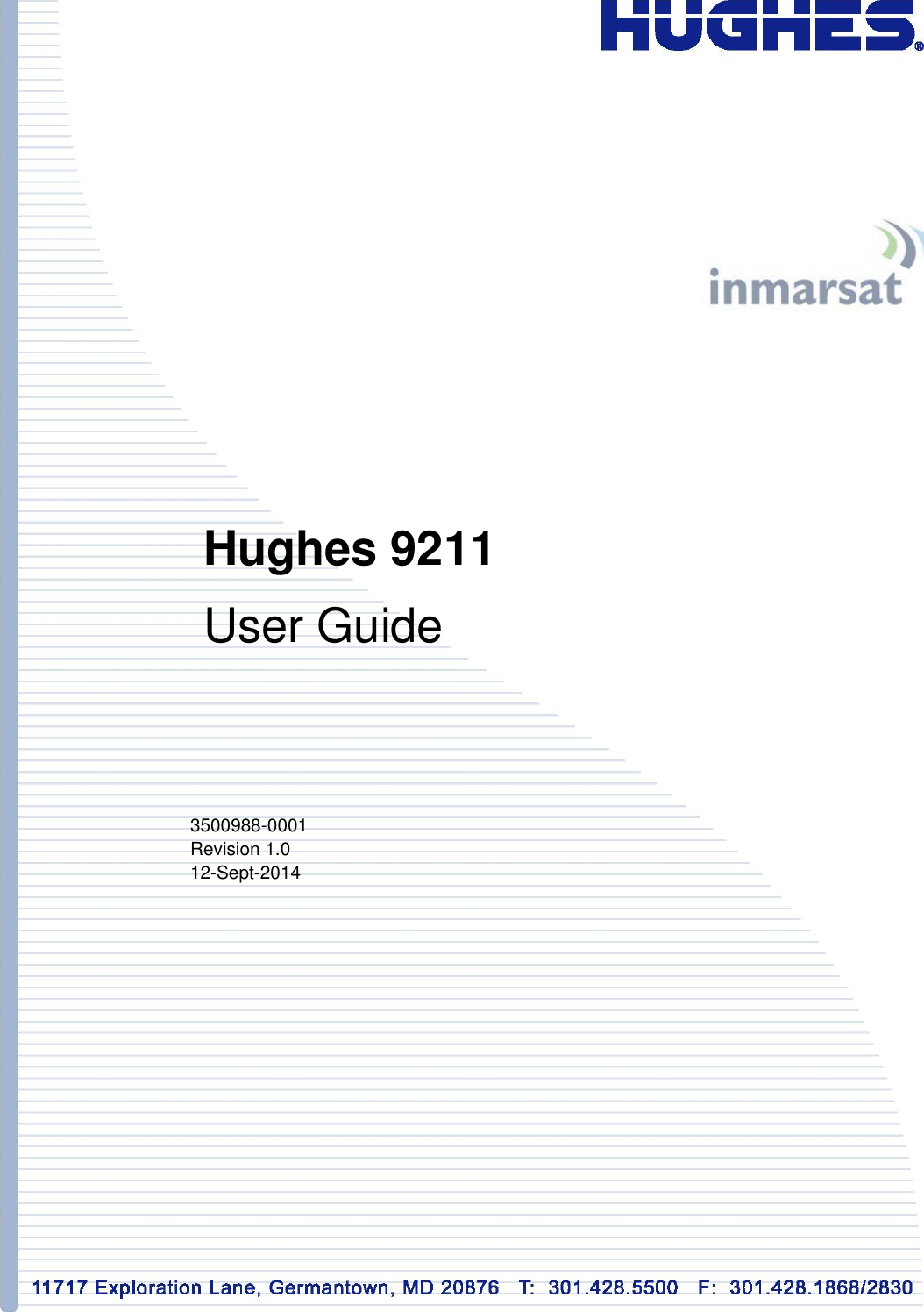   Hughes 9211  User Guide   3500988-0001 Revision 1.0 12-Sept-2014