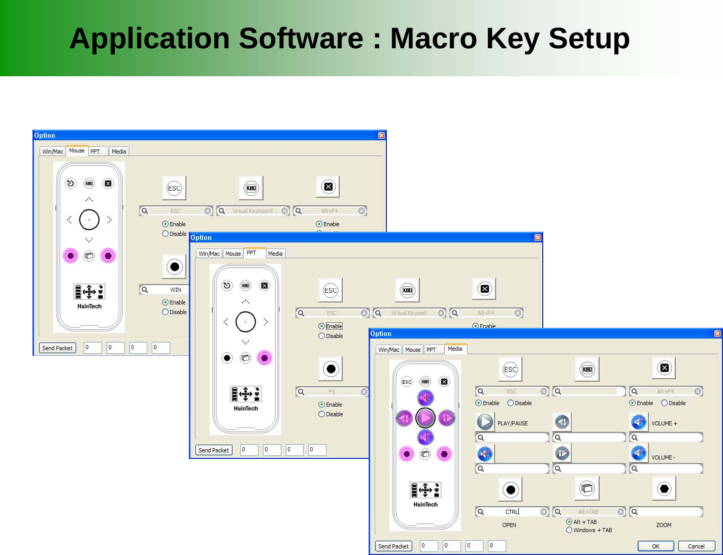 Application Software : Macro Key Setup