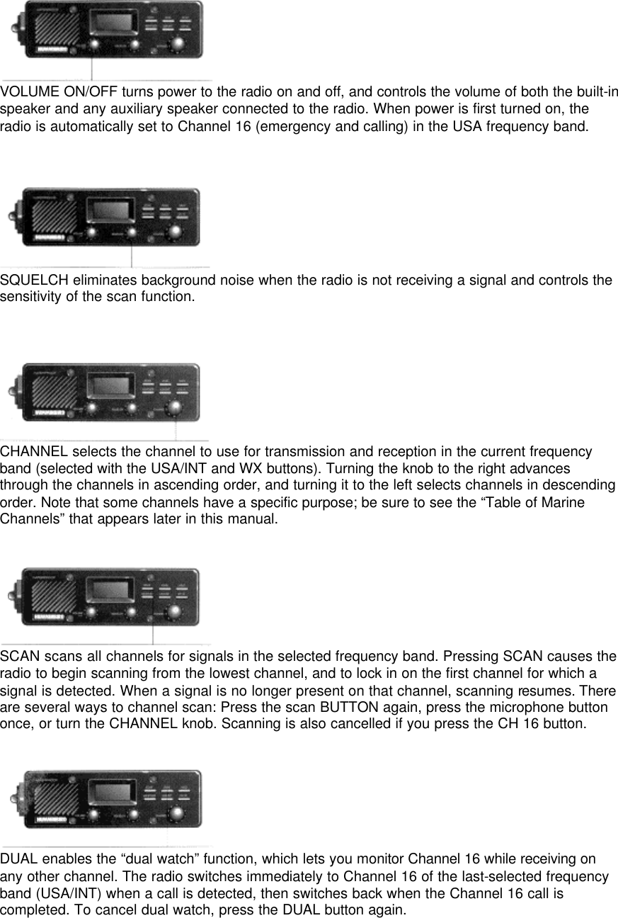 Page 6 of 11 - Humminbird Humminbird-Dc-25-Users-Manual- VHF Radio Operations Manual  Humminbird-dc-25-users-manual