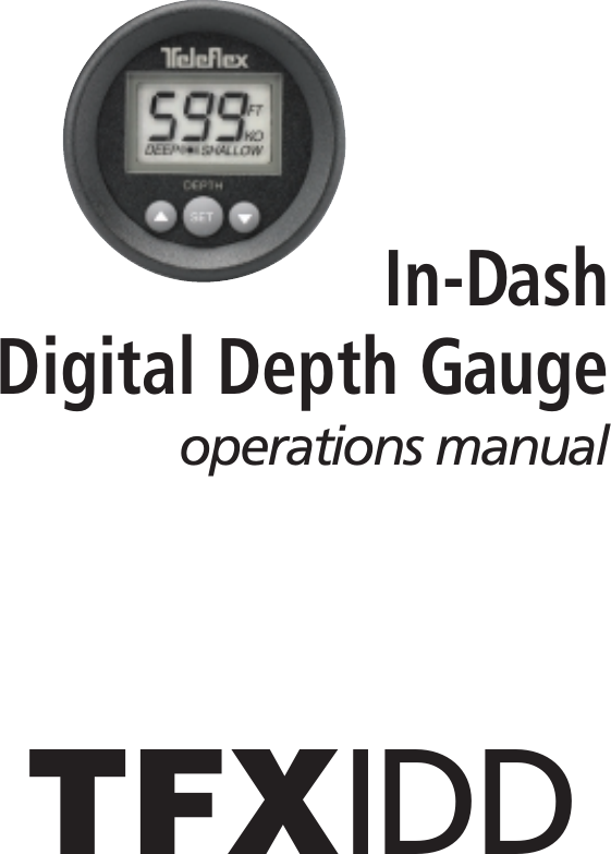 Humminbird Tfx Depth Guage Owner S Manual Mercury Digital Gauge Mnl