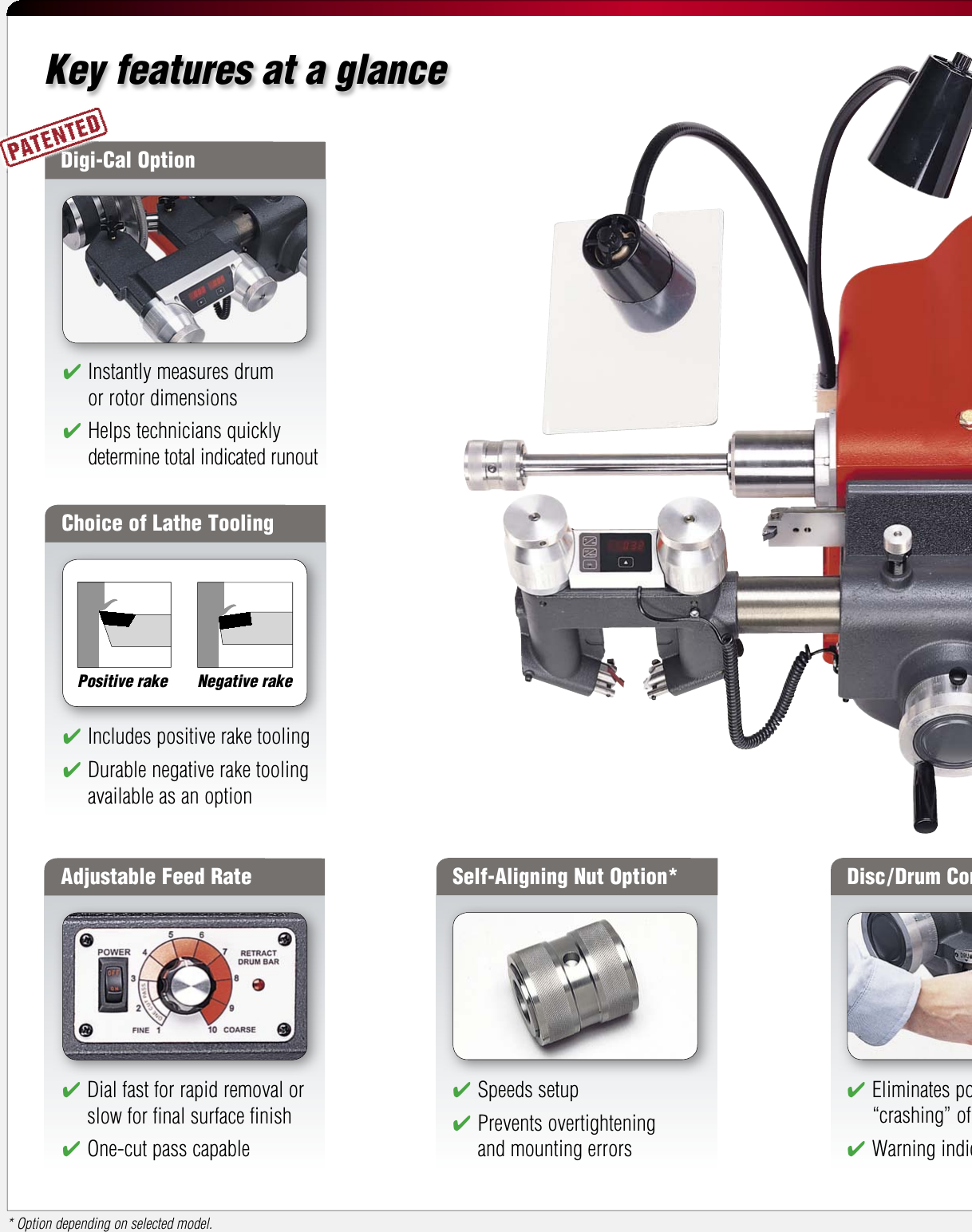 Hunter Engineering Bl500 Series Brochure Brake Lathe