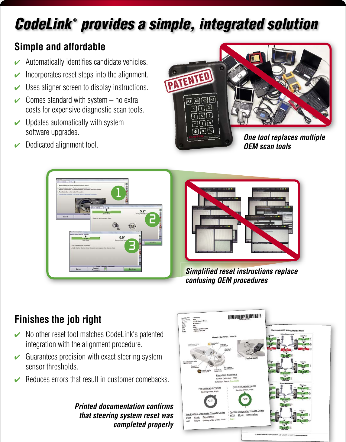 Page 2 of 4 - Hunter-Engineering Hunter-Engineering-Codelink-Brochure- CodeLink - The New Last Step In Alignment Service  Hunter-engineering-codelink-brochure