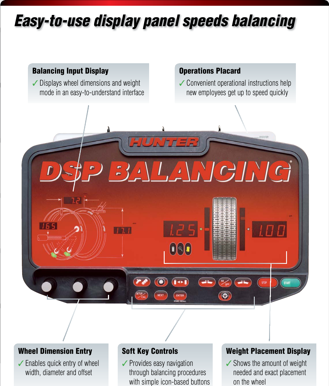 Page 2 of 4 - Hunter-Engineering Hunter-Engineering-Dsp9200-Brochure- DSP9200 - Wheel Balancer With Digital Accuracy  Hunter-engineering-dsp9200-brochure