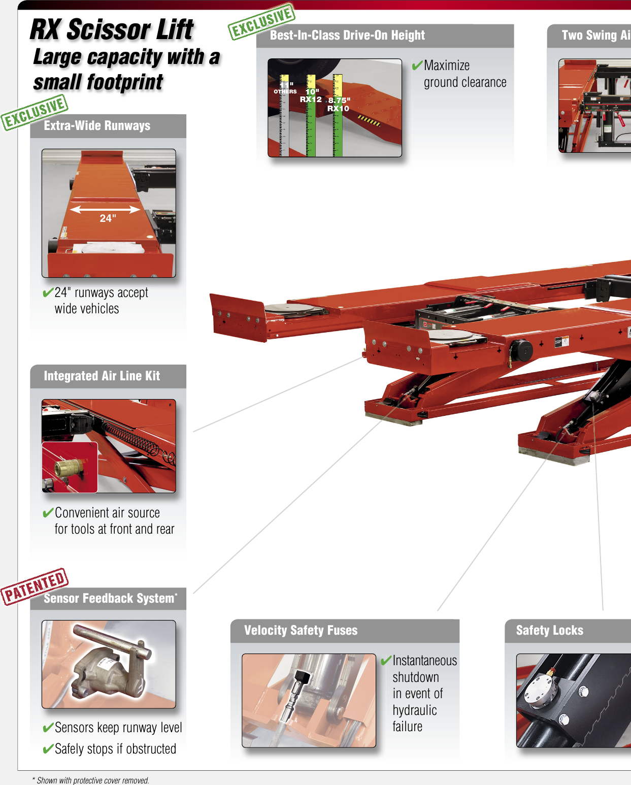 Page 2 of 8 - Hunter-Engineering Hunter-Engineering-Rx10-Rx12-Scissor-Brochure- RX10 & RX12 Scissor Lifts - Maximum Productivity, Minimum Space  Hunter-engineering-rx10-rx12-scissor-brochure