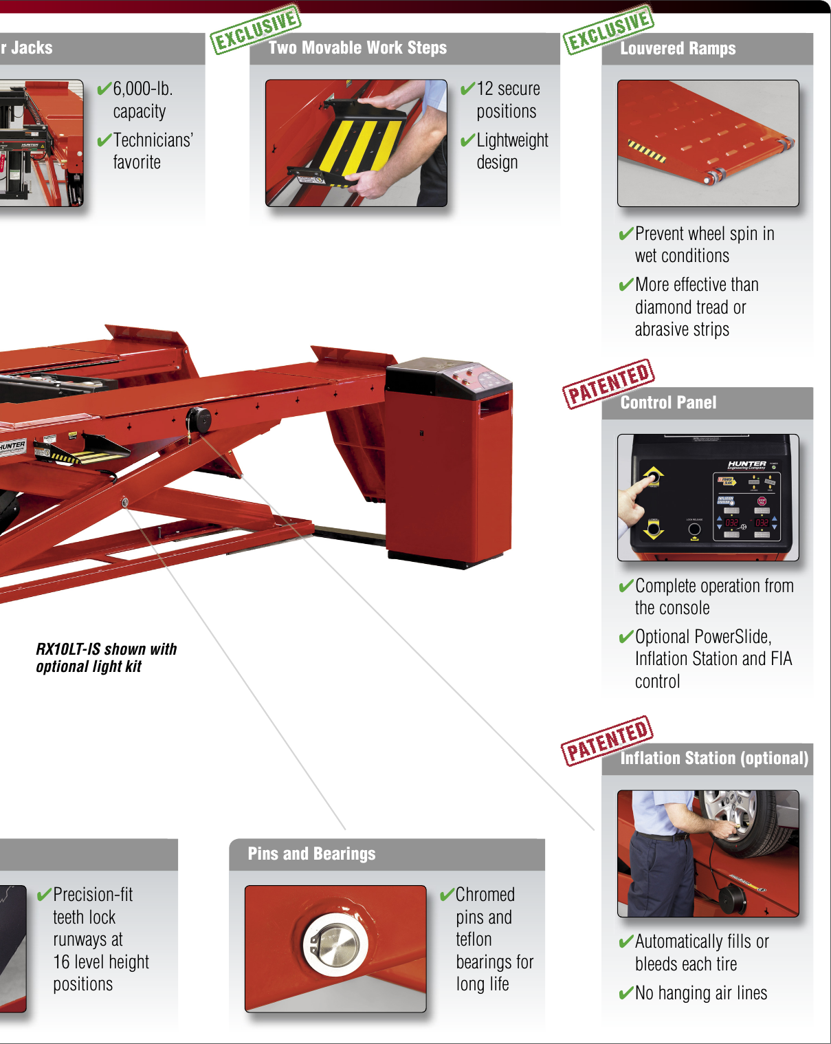 Page 3 of 8 - Hunter-Engineering Hunter-Engineering-Rx10-Rx12-Scissor-Brochure- RX10 & RX12 Scissor Lifts - Maximum Productivity, Minimum Space  Hunter-engineering-rx10-rx12-scissor-brochure