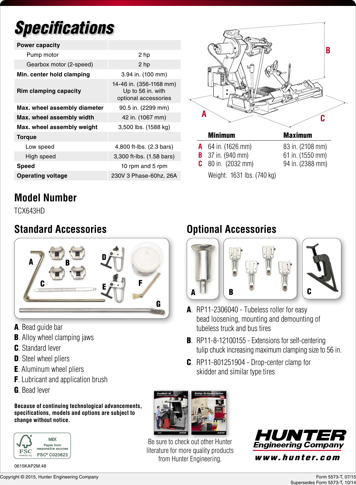 Page 4 of 4 - Hunter-Engineering Hunter-Engineering-Tcx640Hd-Brochure-  Hunter-engineering-tcx640hd-brochure