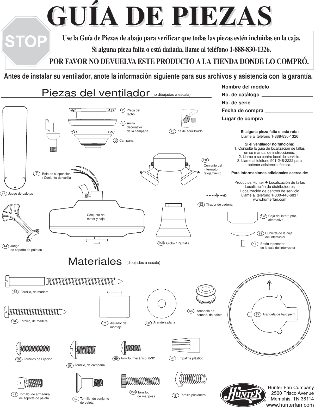 Page 3 of 4 - Hunter-Fan Hunter-Fan-28077-Users-Manual- 697 Hayden 97424 R020507  Hunter-fan-28077-users-manual