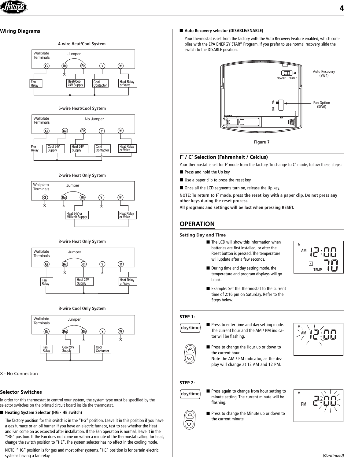 Hunter Fan 44110 Owners Manual 41638_44110_LttrSize.pmd