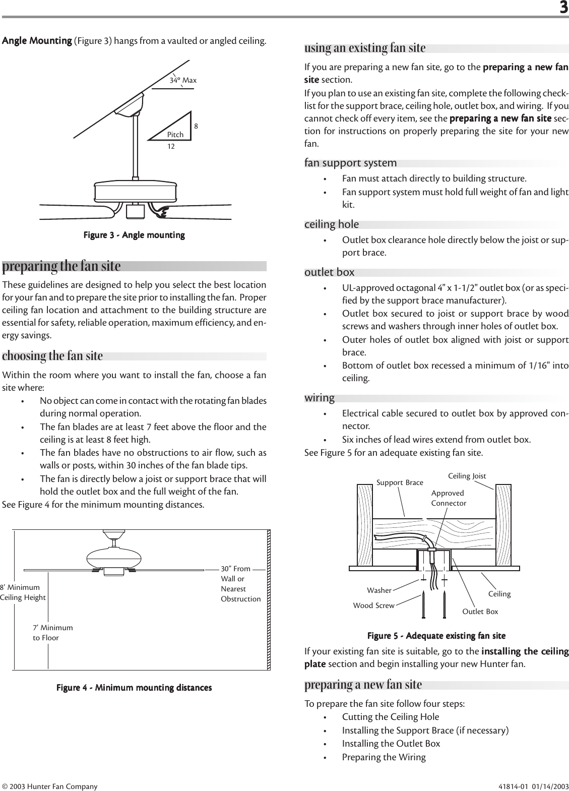 Page 3 of 11 - Hunter-Fan Hunter-Fan-Indoor-Ceiling-Fan-Users-Manual- 41801-01  Hunter-fan-indoor-ceiling-fan-users-manual