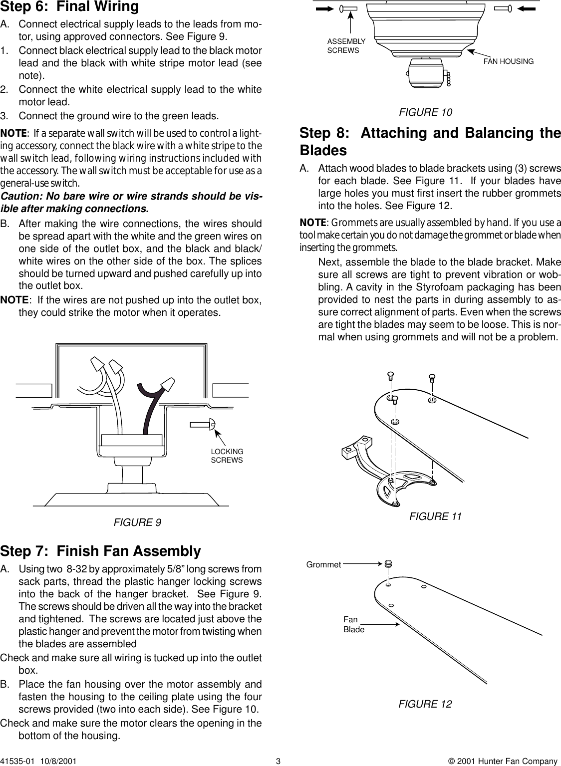 24 hunter-fan hunter-fan-type-a-41535-01-users-manual-341202