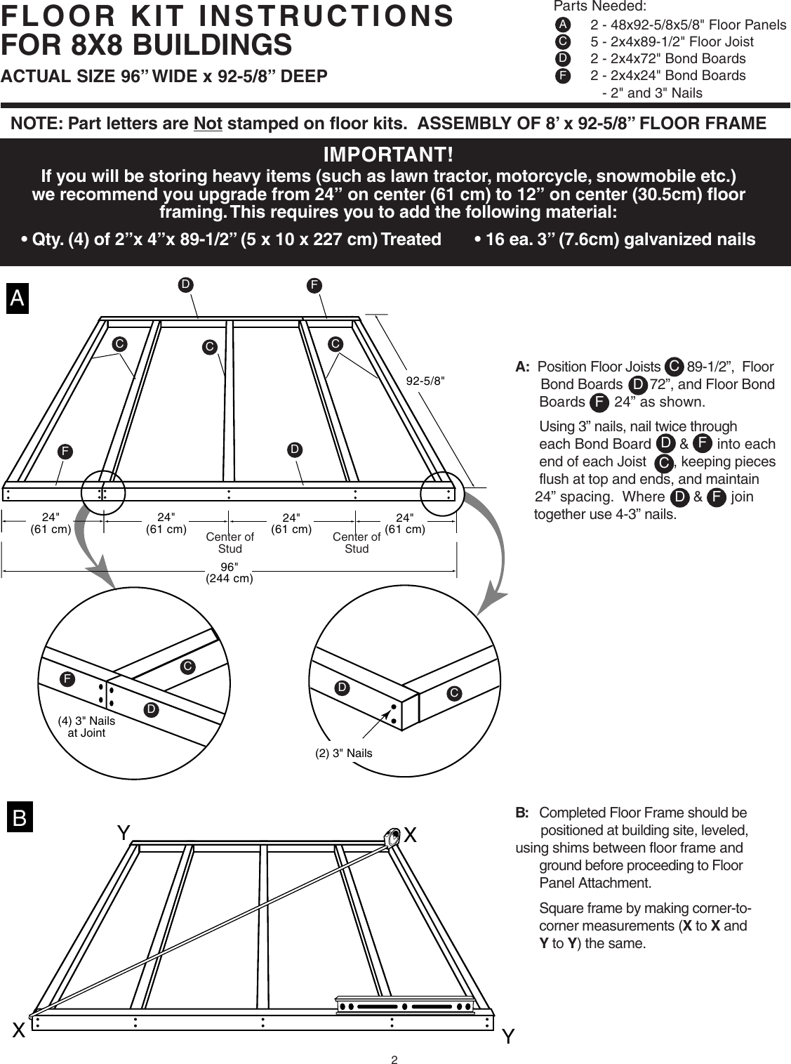 Page 2 of 8 - Husky Husky-16628-Users-Manual- Combo Floor Kit  Husky-16628-users-manual