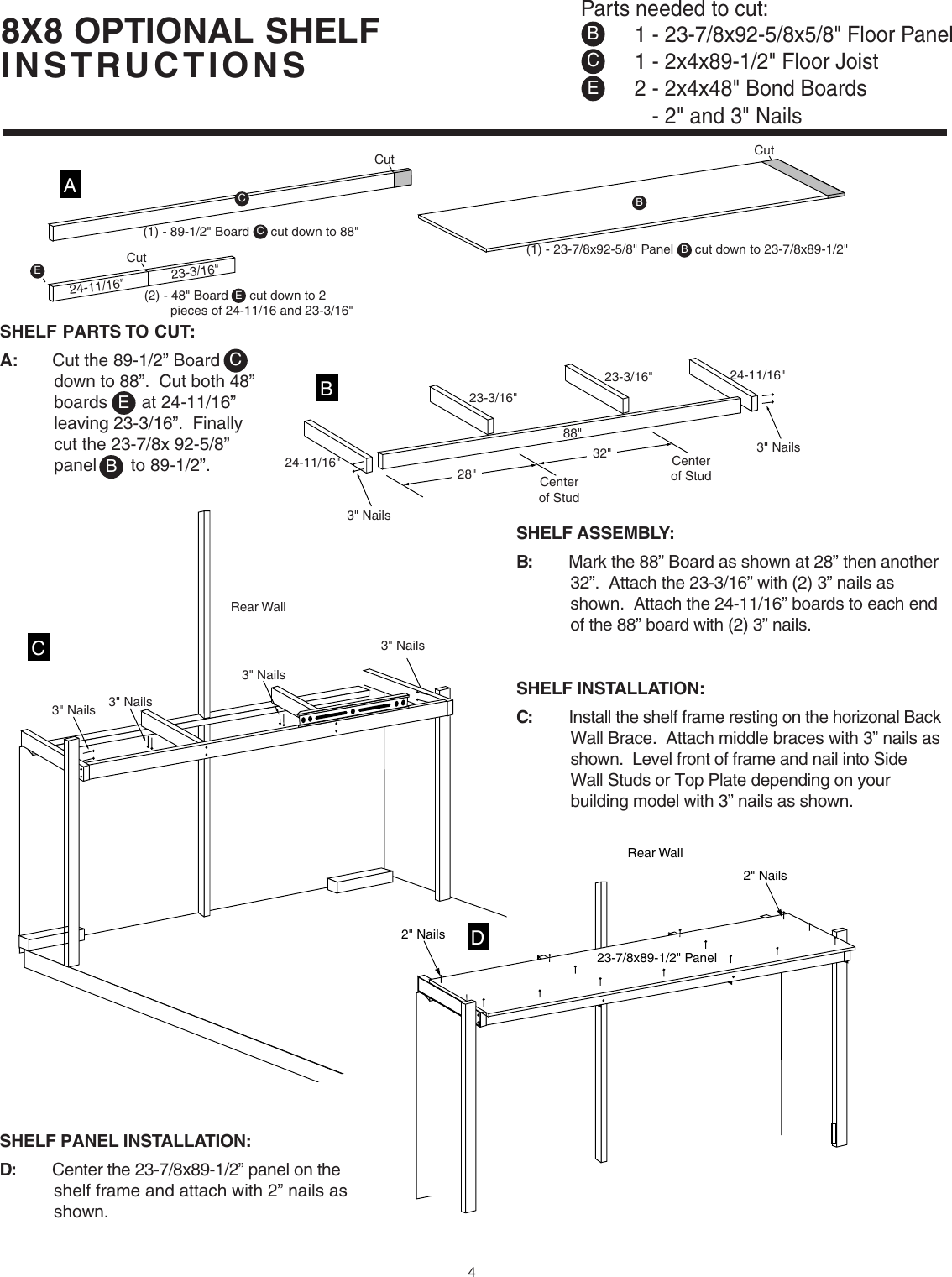 Page 4 of 8 - Husky Husky-16628-Users-Manual- Combo Floor Kit  Husky-16628-users-manual