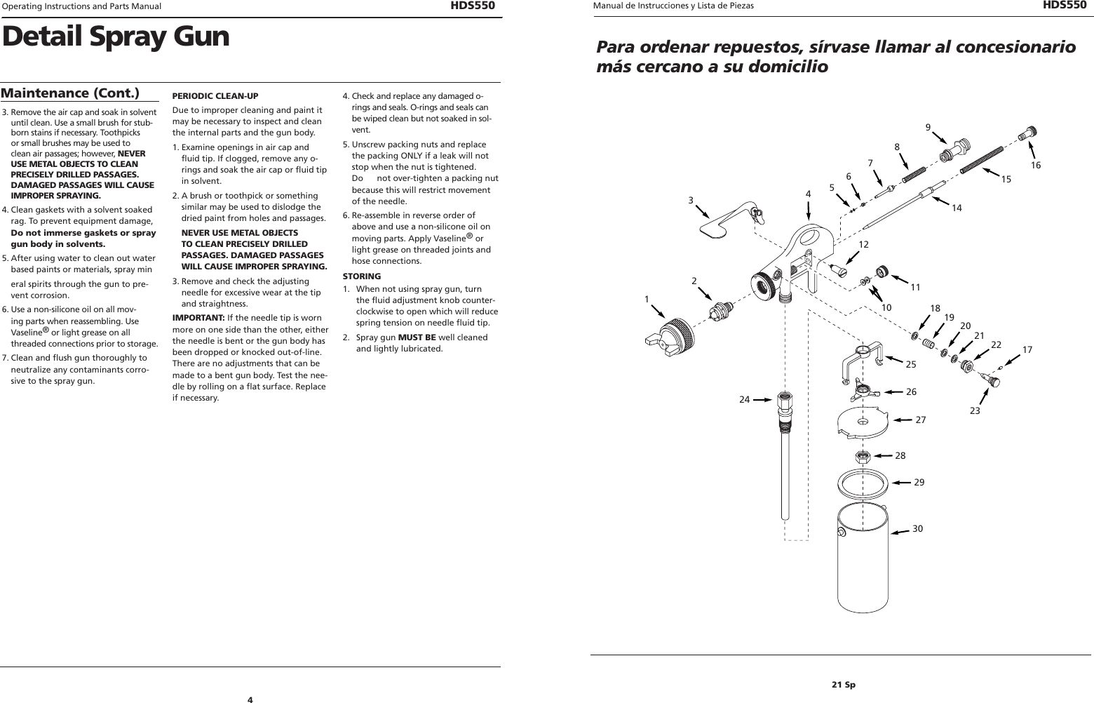 Page 4 of 12 - Husky Husky-Detail-Spray-Gun-Hds550-Users-Manual- 285400_0807  Husky-detail-spray-gun-hds550-users-manual