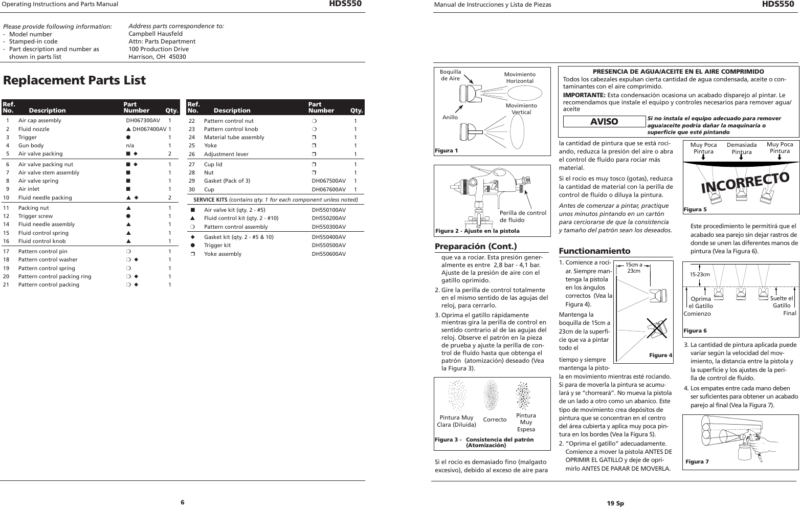Page 6 of 12 - Husky Husky-Detail-Spray-Gun-Hds550-Users-Manual- 285400_0807  Husky-detail-spray-gun-hds550-users-manual
