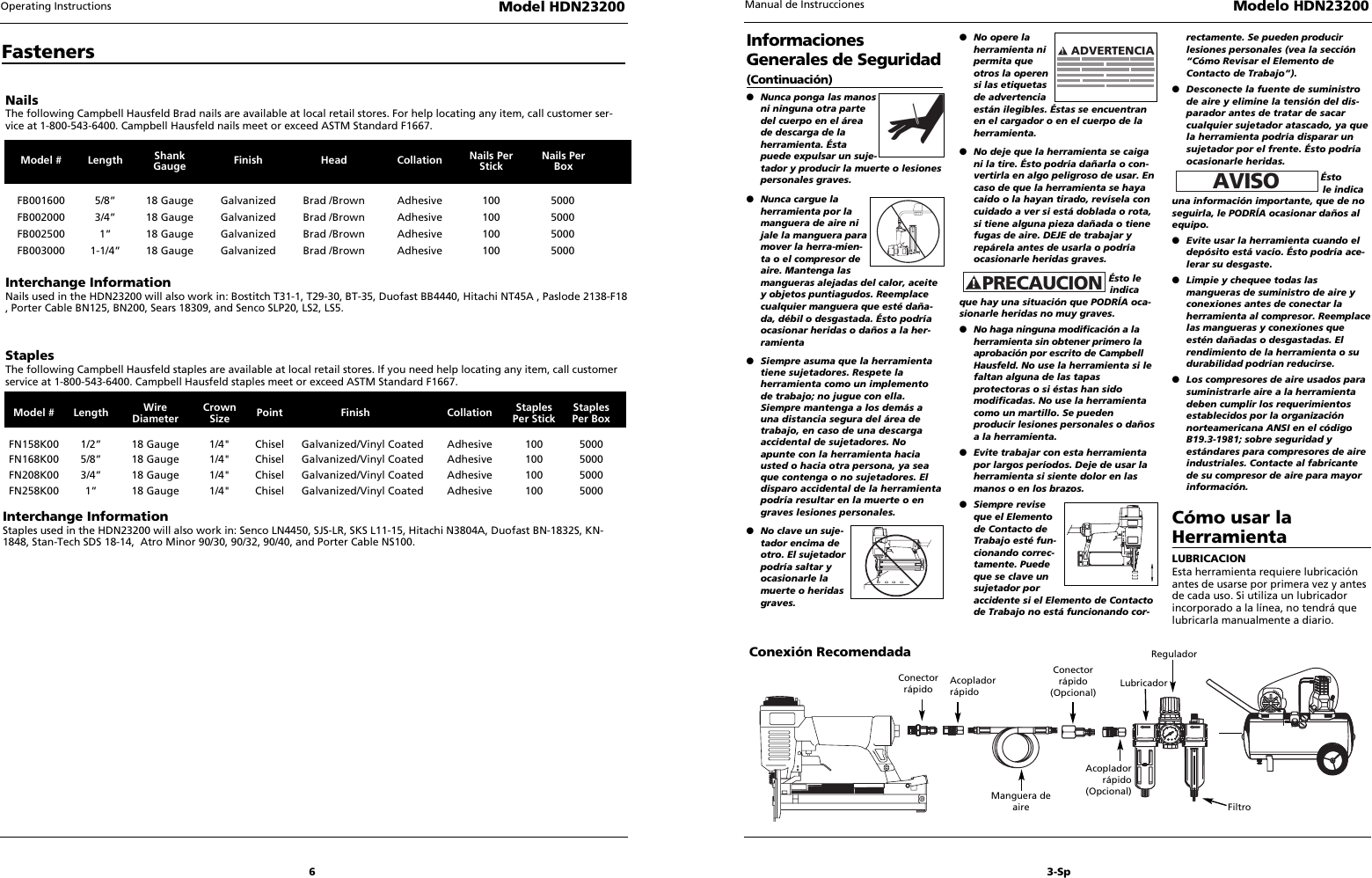 Page 6 of 12 - Husky Husky-Hdn23200-Users-Manual- 711600_1205  Husky-hdn23200-users-manual