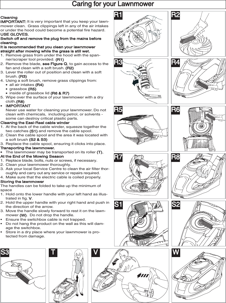 Page 7 of 9 - Husqvarna Husqvarna-360-Users-Manual- OM, Flymo, Glide Master 340, 360, 380, 966952901, 966953001, 966953101, 2012-03, Lawn Mower  Husqvarna-360-users-manual