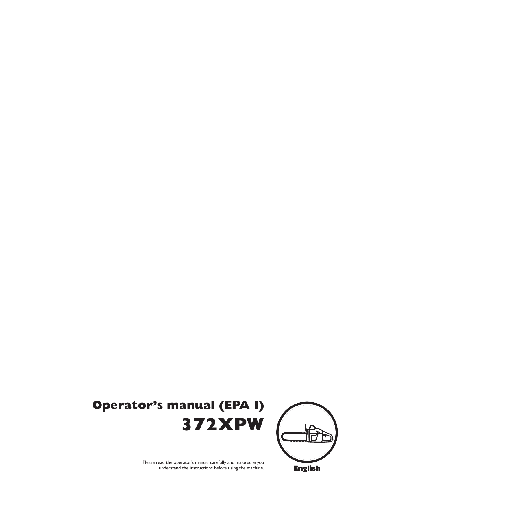 Husqvarna 372 XPW EPA 2007 01