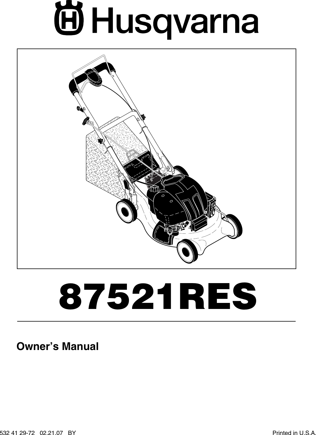 Husqvarna Res Users Manual Om Res