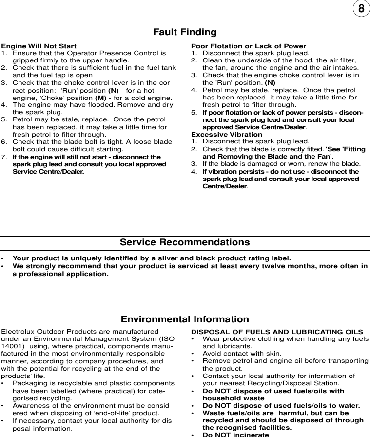 Page 9 of 11 - Husqvarna Husqvarna-Gx560-Users-Manual- OM, GX506, 2004-04  Husqvarna-gx560-users-manual