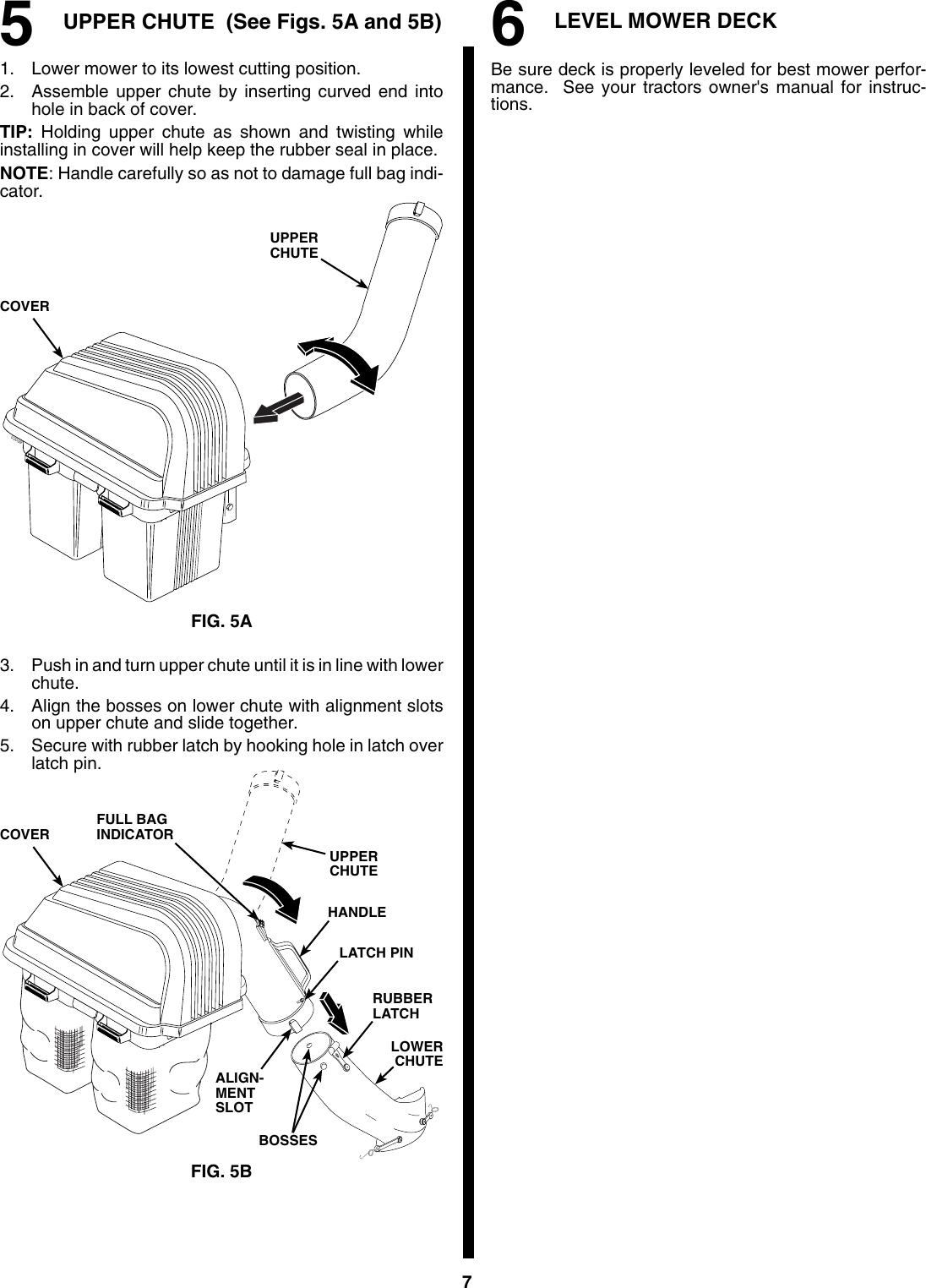 Page 7 of 10 - Husqvarna Husqvarna-H242Sl-Users-Manual- OM, H 242 SL Grass Catcher, 960730004, 2006-12, Accessory (Ride Mower)  Husqvarna-h242sl-users-manual