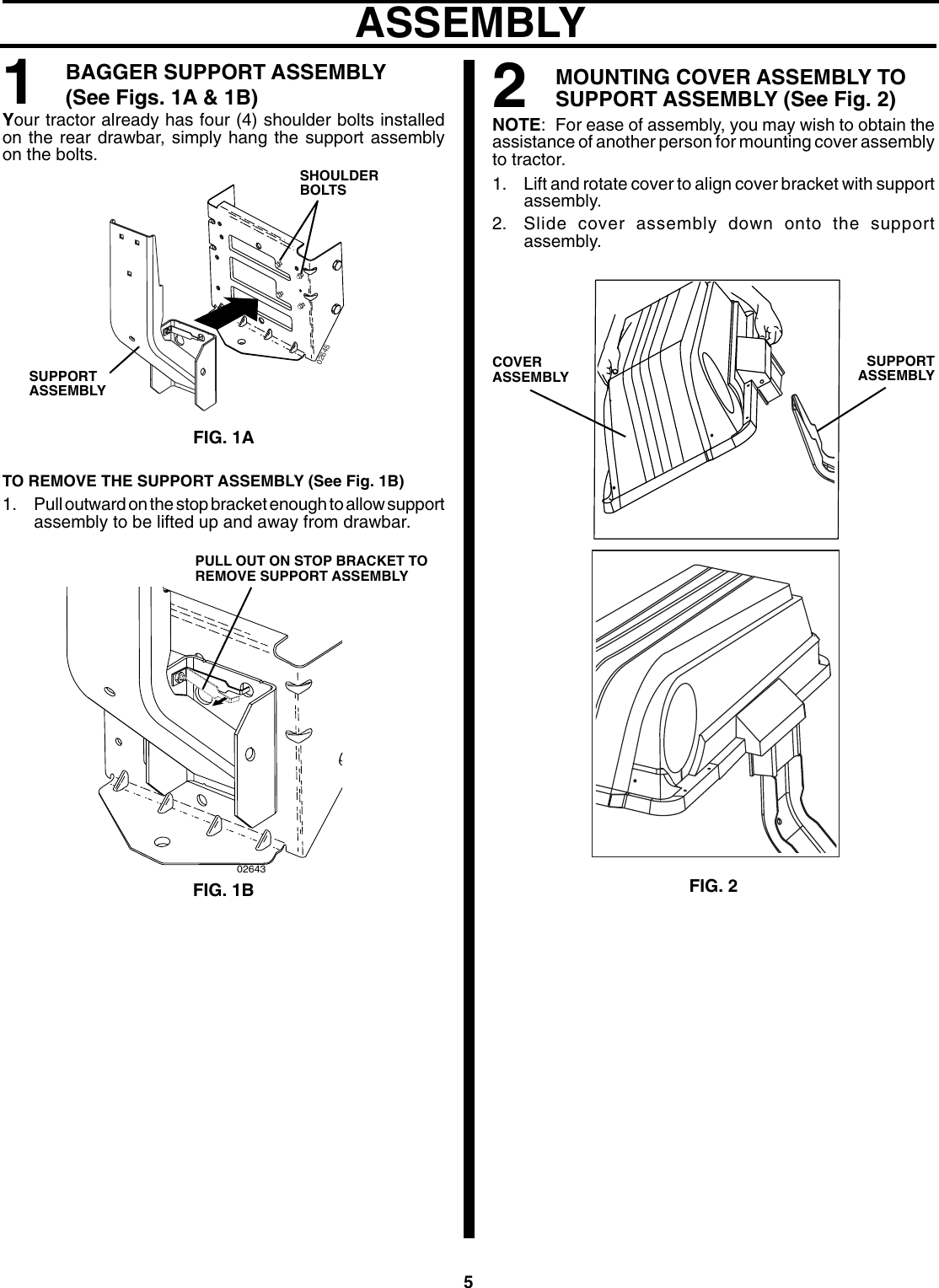 Page 5 of 10 - Husqvarna Husqvarna-H246Sl-Users-Manual- OM, H 246 SL Grass Catcher, 960730001, 2006-12, Accessory (Ride Mower)  Husqvarna-h246sl-users-manual