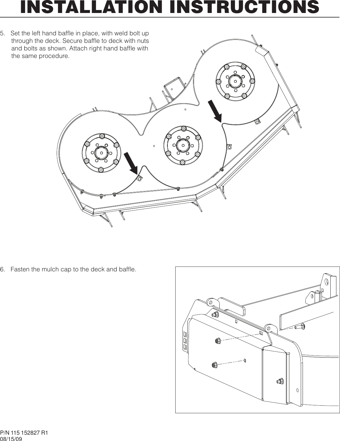 Husqvarna Mulch Kit 54 966050401 Pz29 2011 02 Owner S Manual OM, 54 ...