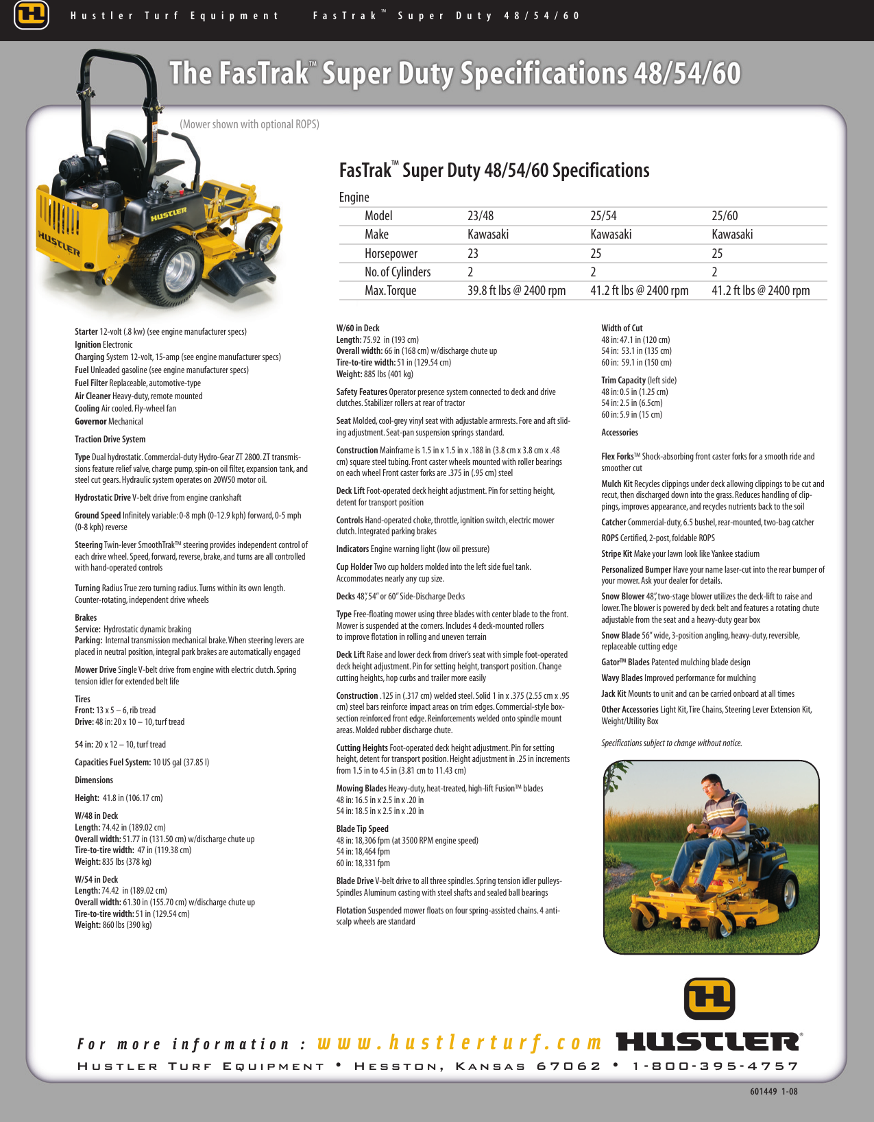 Page 1 of 1 - Hustler-Turf Hustler-Turf-Fastrak-Super-Duty-48-Users-Manual-  Hustler-turf-fastrak-super-duty-48-users-manual