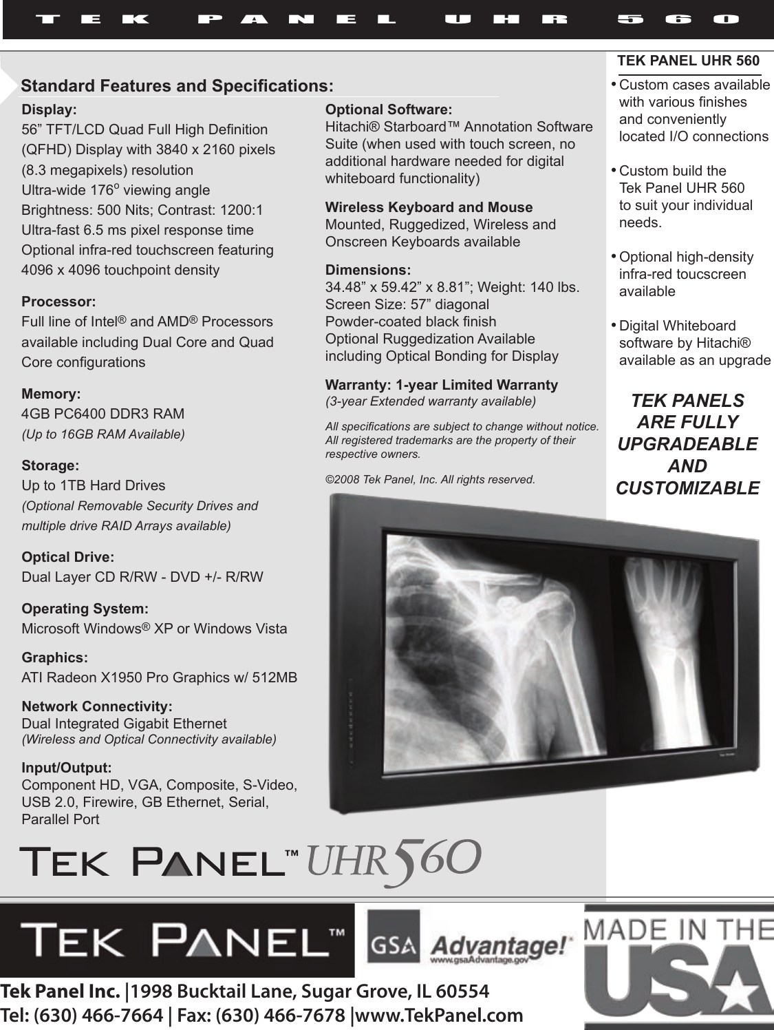 Page 2 of 2 - Hy-Tek-Manufacturing Hy-Tek-Manufacturing-Tek-Panel-Uhr-560-Users-Manual-  Hy-tek-manufacturing-tek-panel-uhr-560-users-manual