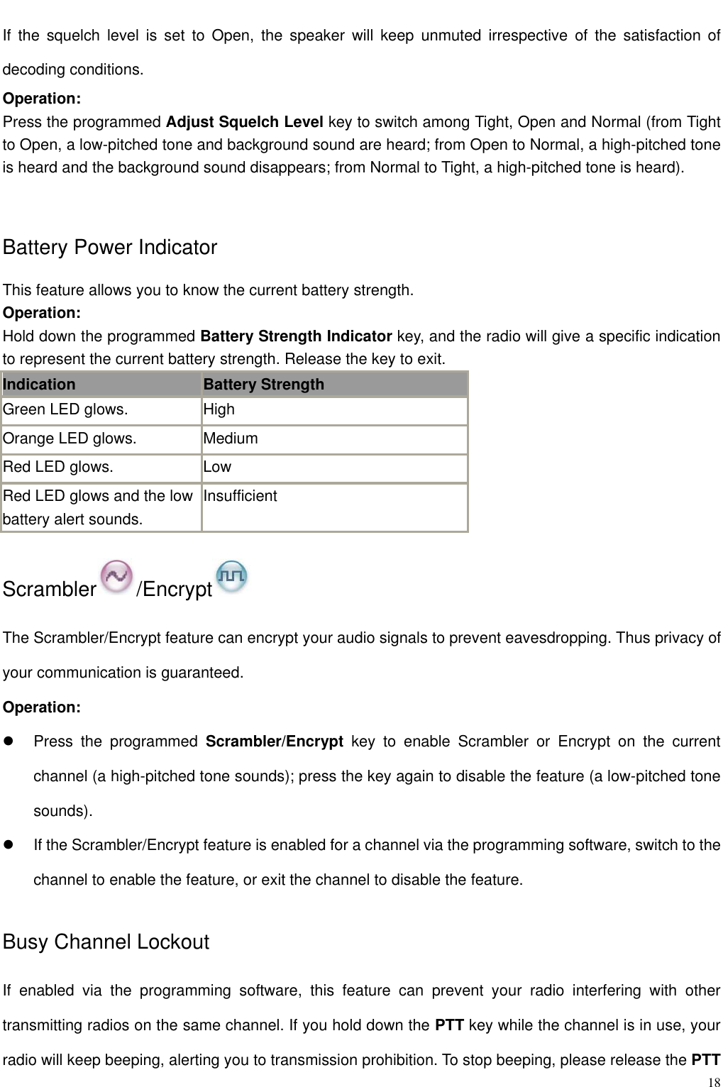 Page 19 of Hytera Communications PD50XIVHF Digital Portable Radio User Manual PD502i Owner s Manual V00