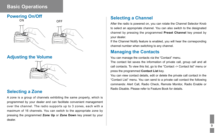 Page 15 of Hytera Communications PD66XIUHF Digital Portable Radio User Manual 