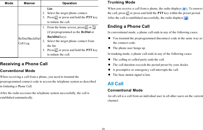 Page 23 of Hytera Communications PD68XIUHF Digital Portable Radio User Manual My