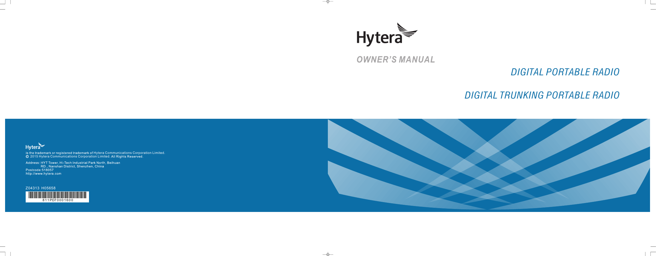 Page 1 of Hytera Communications PD70XIU2 Digital Portable Radio User Manual 