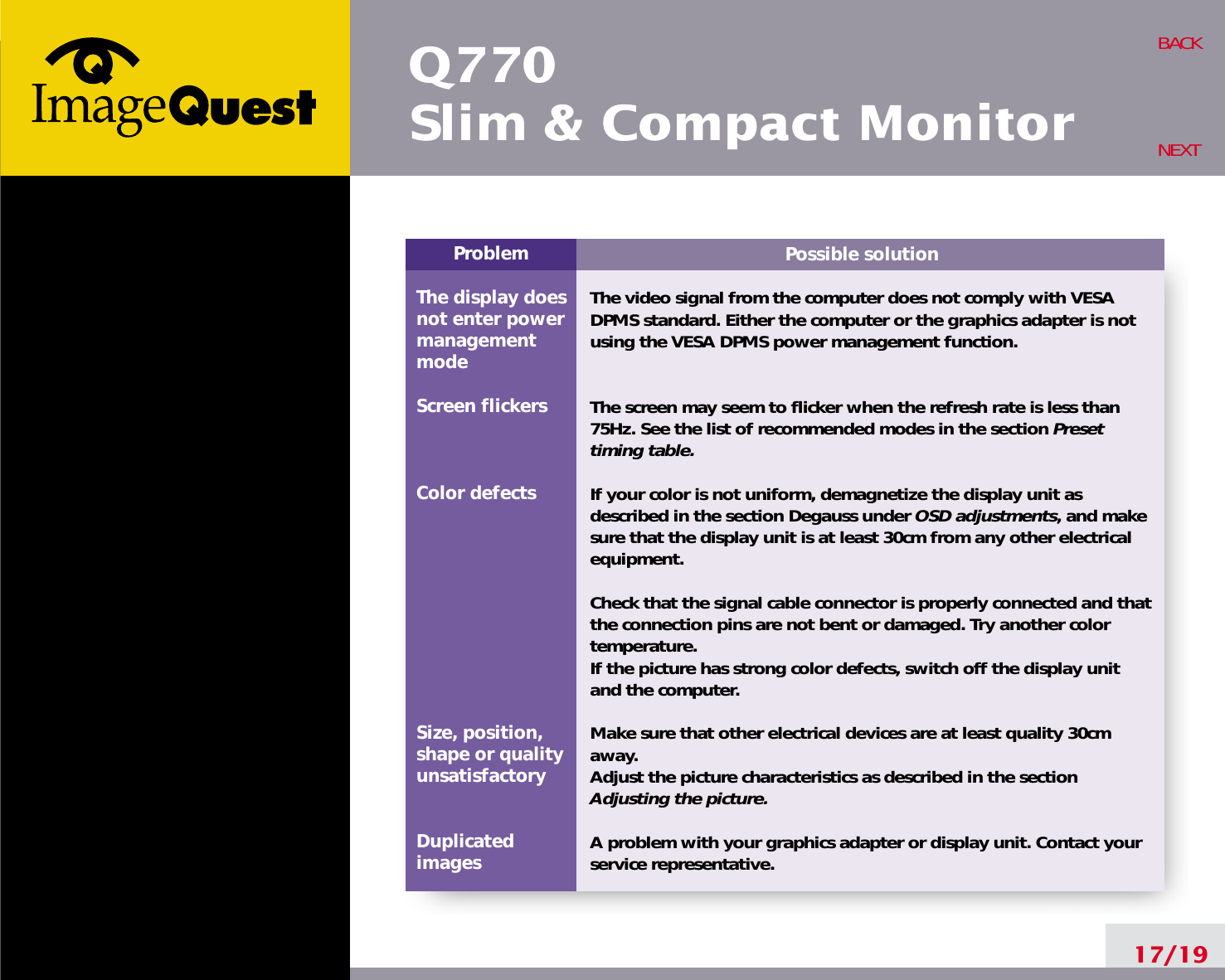 Page 22 of Hyundai IBT C17F15072 CRT Monitor User Manual 1