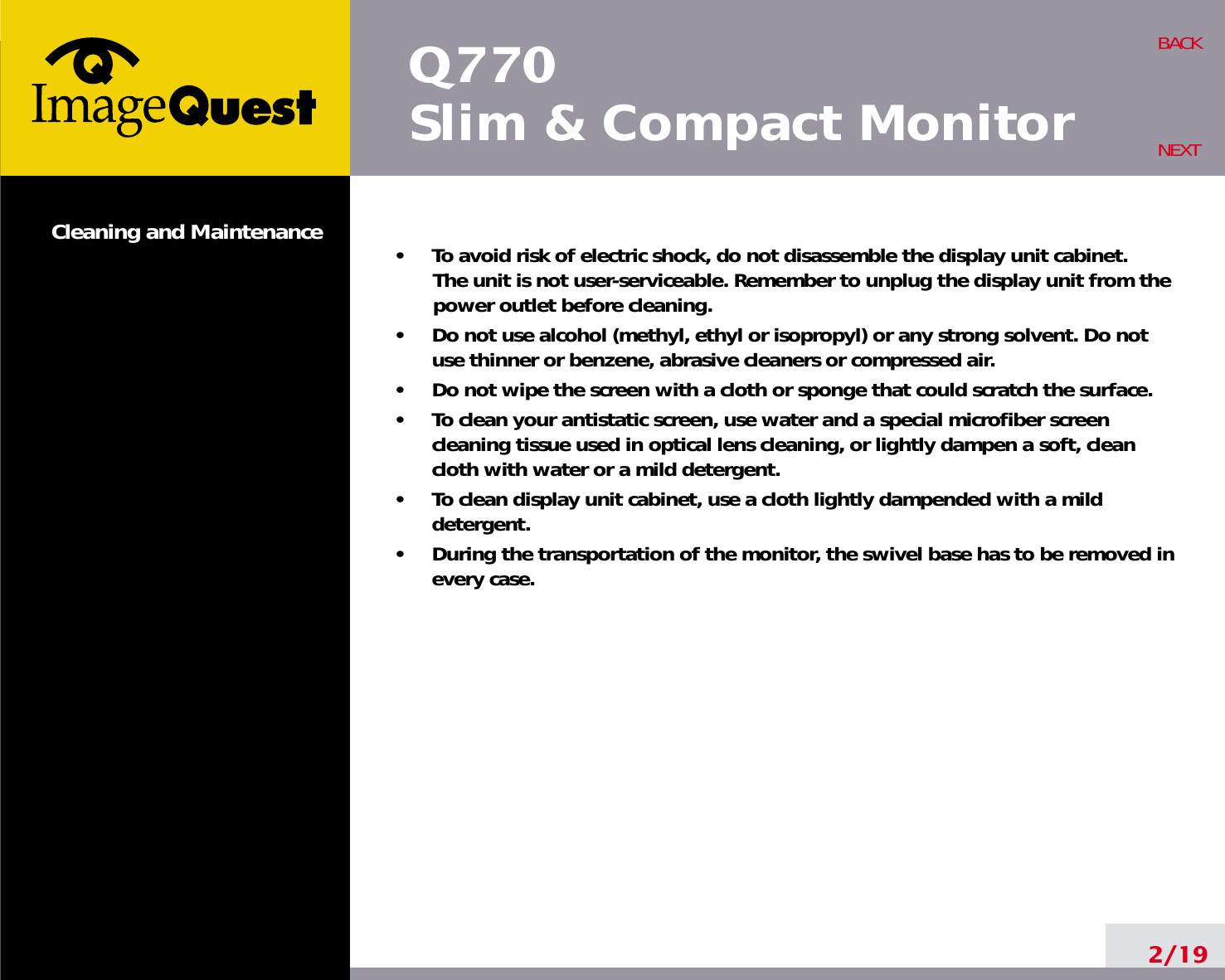 Page 7 of Hyundai IBT C17F15072 CRT Monitor User Manual 1
