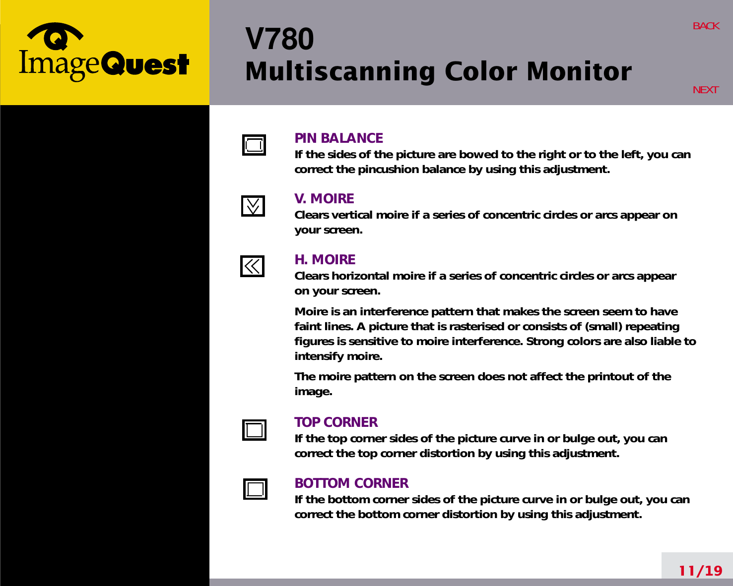 Page 15 of Hyundai IBT C17R07080 17-inch CRT Monitor User Manual