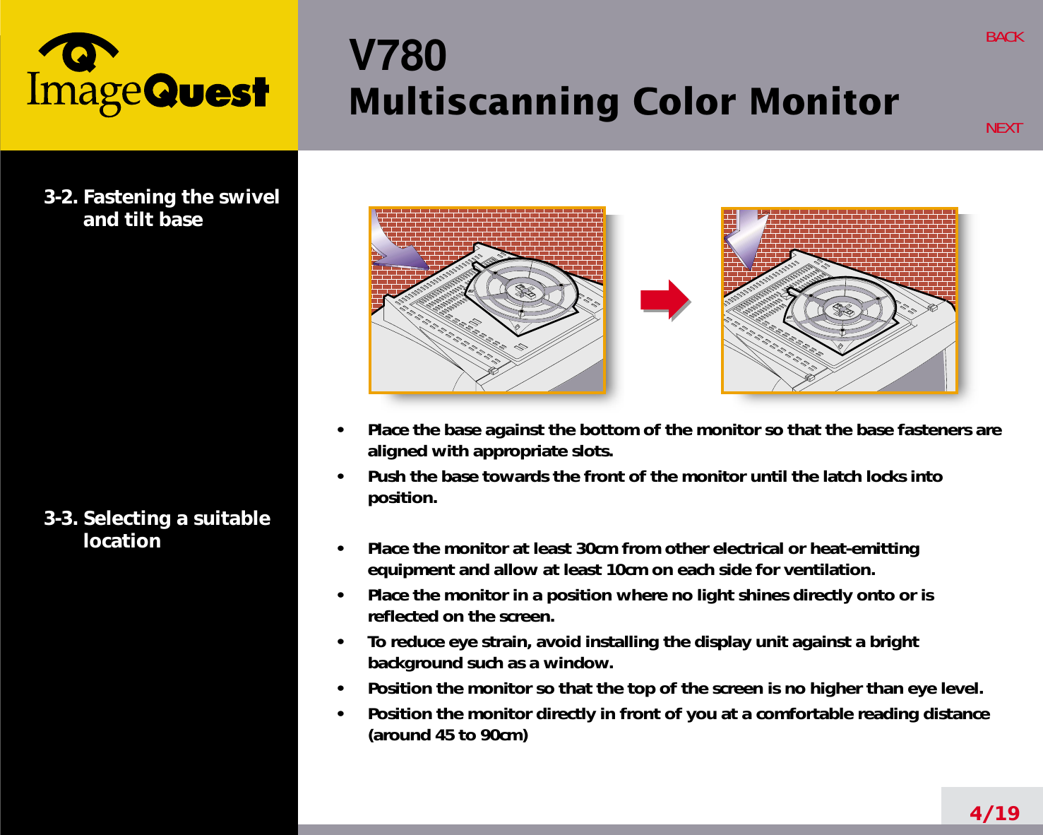 Page 8 of Hyundai IBT C17R07080 17-inch CRT Monitor User Manual