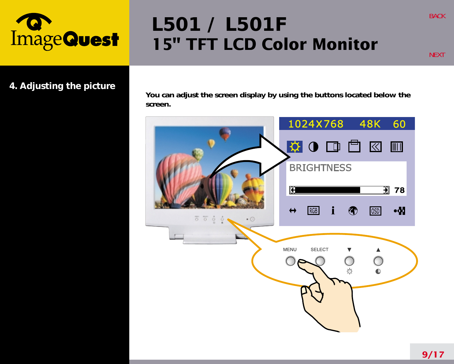 Page 13 of Hyundai IBT L15A0C060 15-inch LCD Monitor User Manual