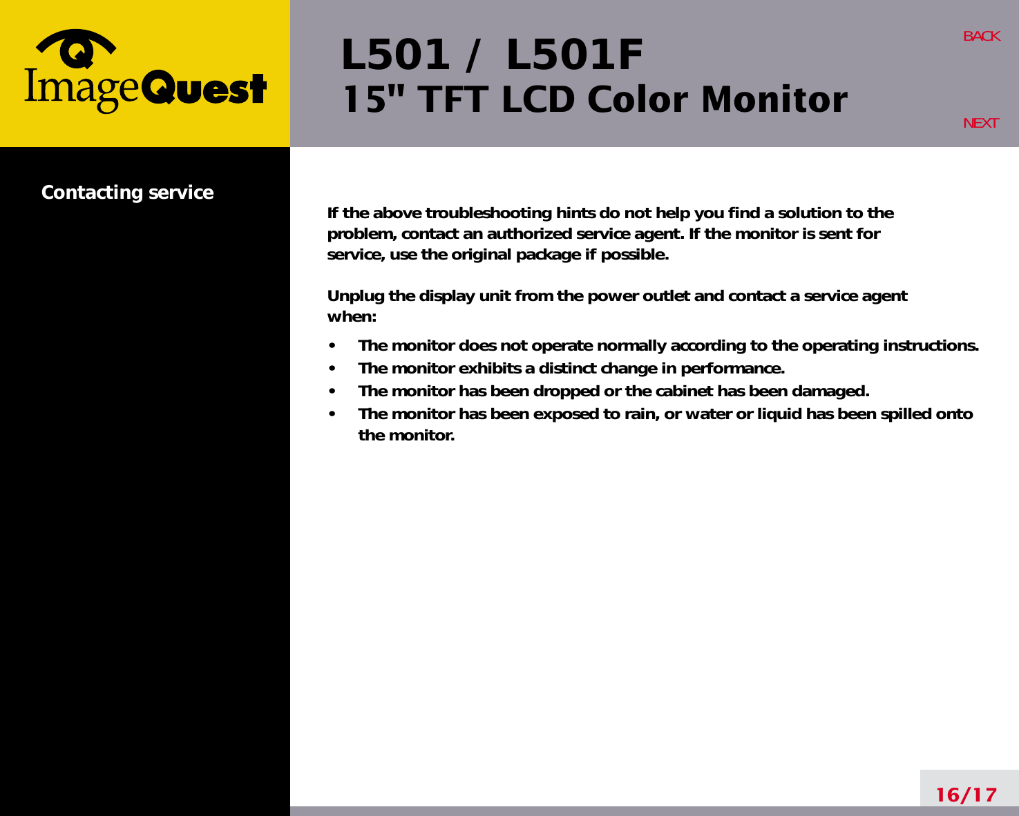 Page 20 of Hyundai IBT L15A0C060 15-inch LCD Monitor User Manual