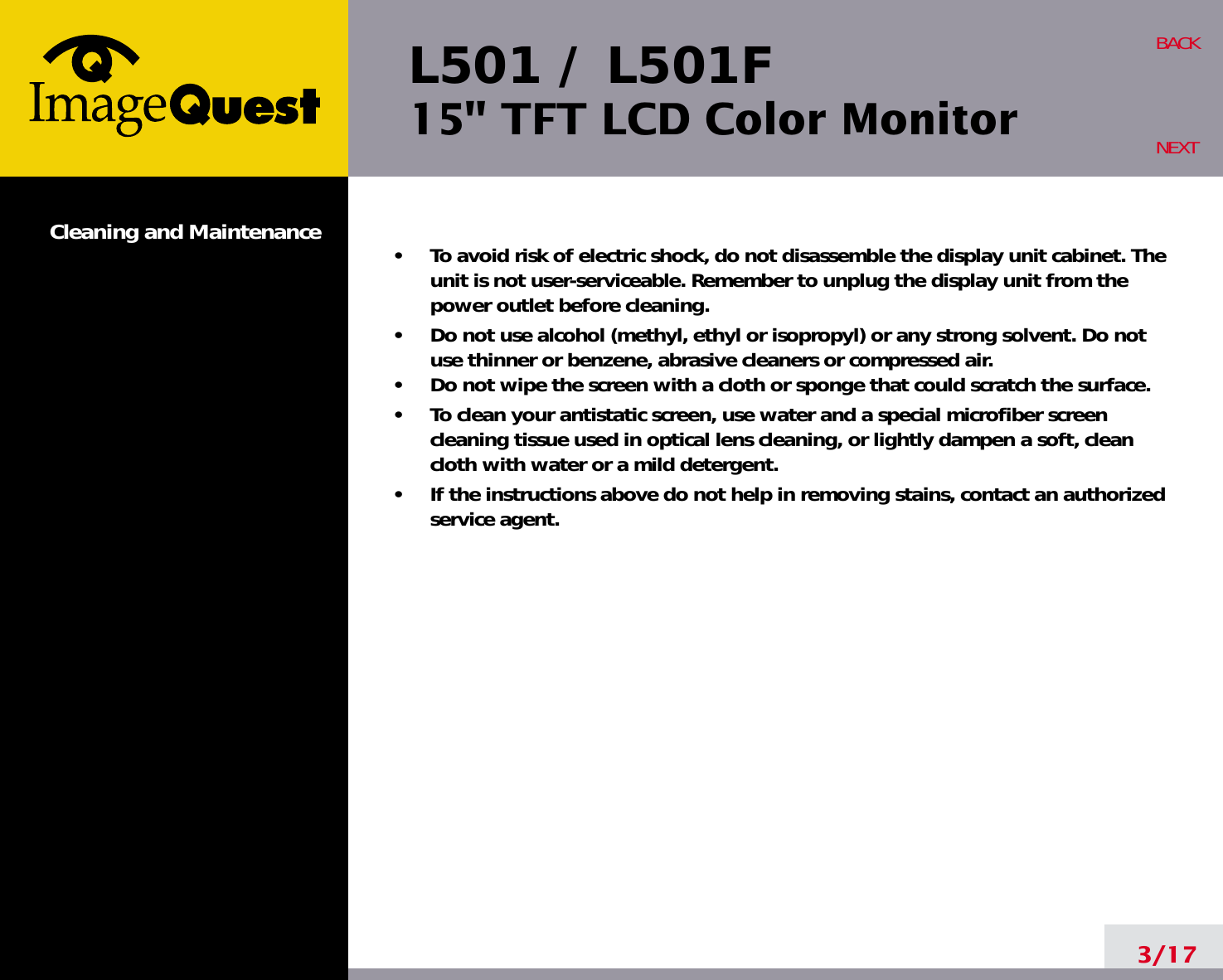 Page 7 of Hyundai IBT L15A0C060 15-inch LCD Monitor User Manual