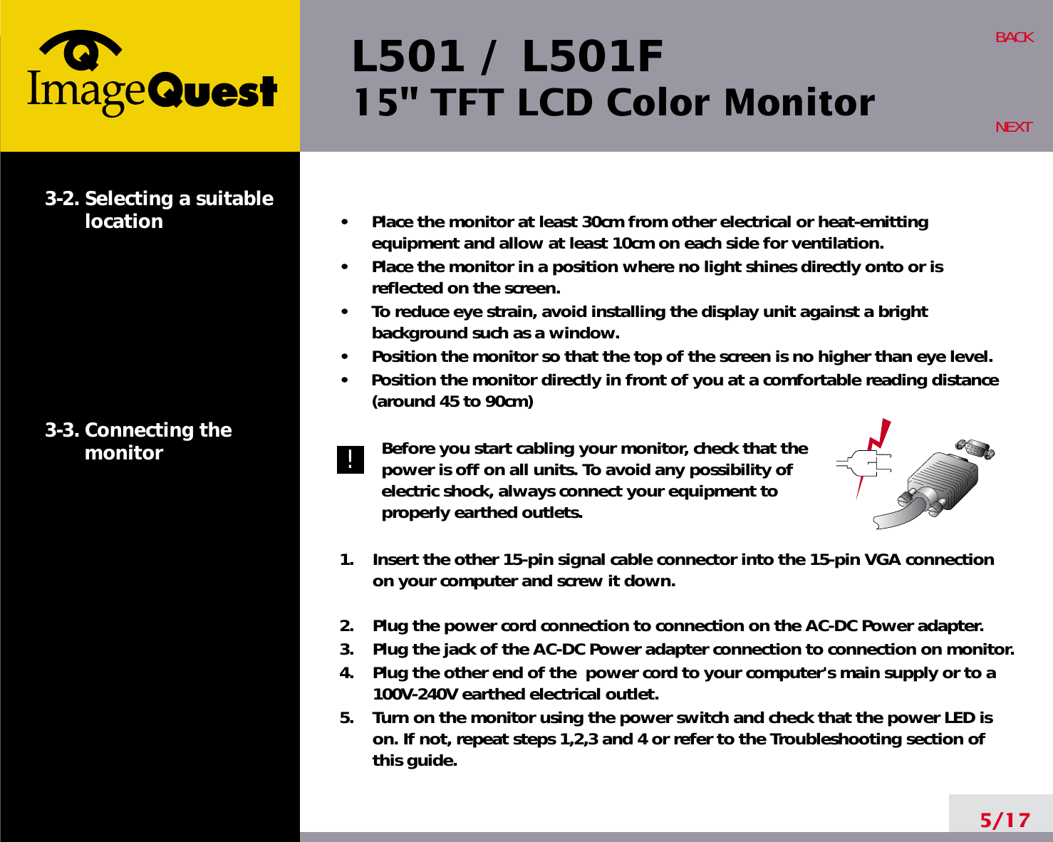 Page 9 of Hyundai IBT L15A0C060 15-inch LCD Monitor User Manual