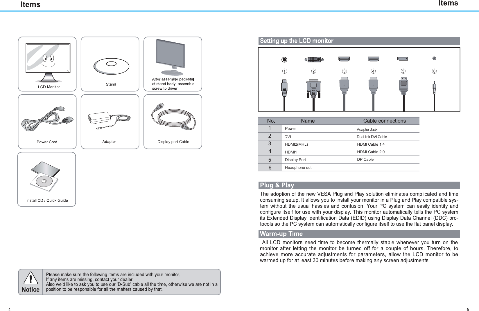 Page 3 of Hyundai IBT P278DPL MONITOR User Manual Appendix G  P278DPLd