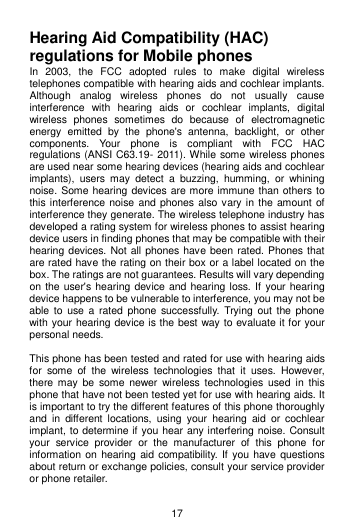 Page 19 of Hyundai HLT-FSE275A Feature Phone User Manual 