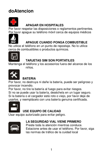 Page 3 of Hyundai HLT-FSE275A Feature Phone User Manual 