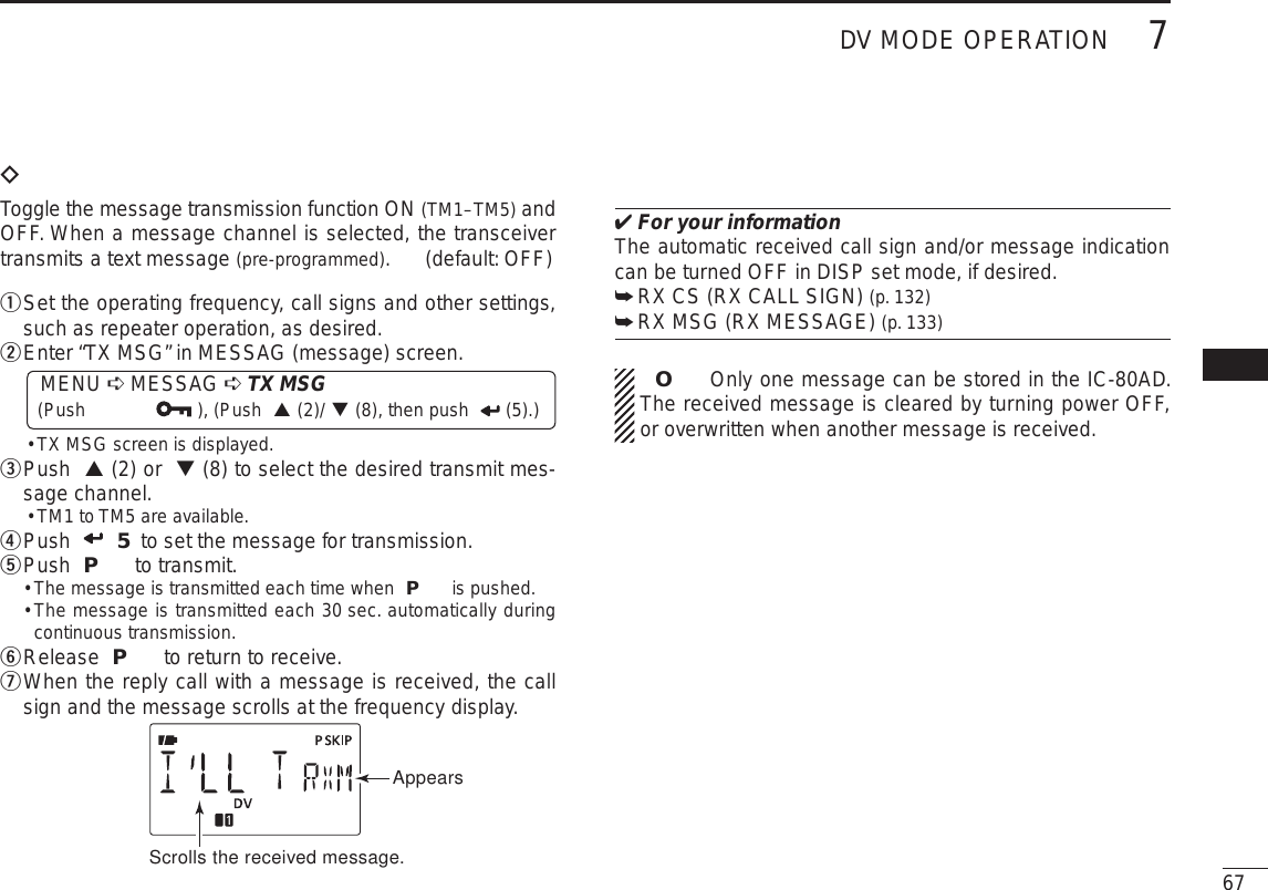 Page 15 of ICOM orporated 315500 VHF/UHF Amateur Transceiver User Manual 2