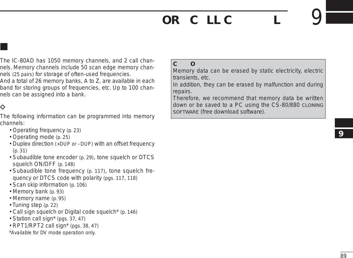 Page 37 of ICOM orporated 315500 VHF/UHF Amateur Transceiver User Manual 2