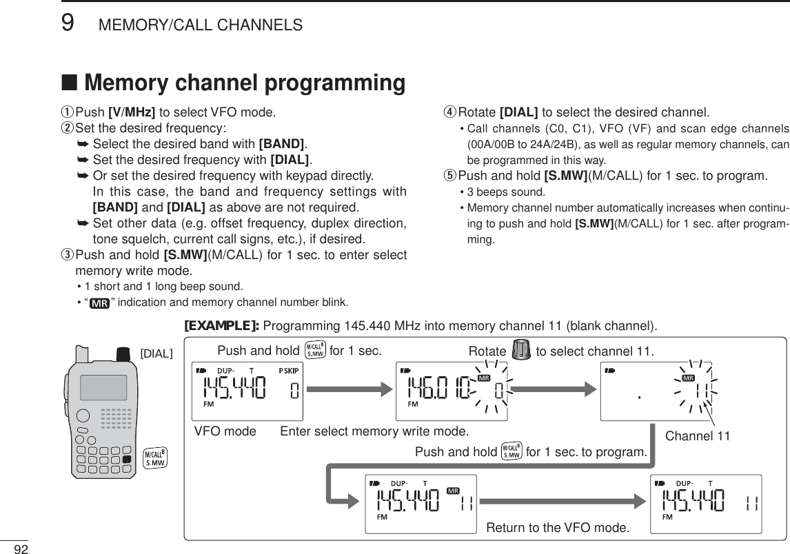 Page 40 of ICOM orporated 315500 VHF/UHF Amateur Transceiver User Manual 2