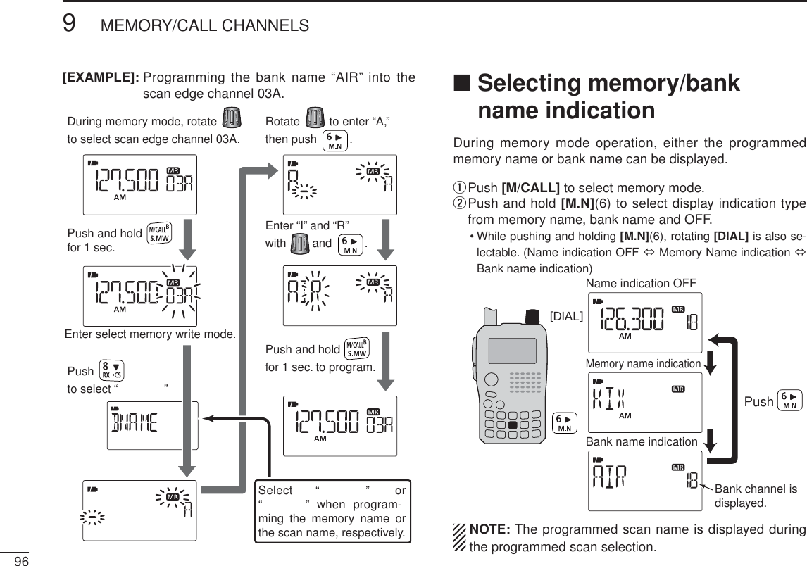 Page 44 of ICOM orporated 315500 VHF/UHF Amateur Transceiver User Manual 2