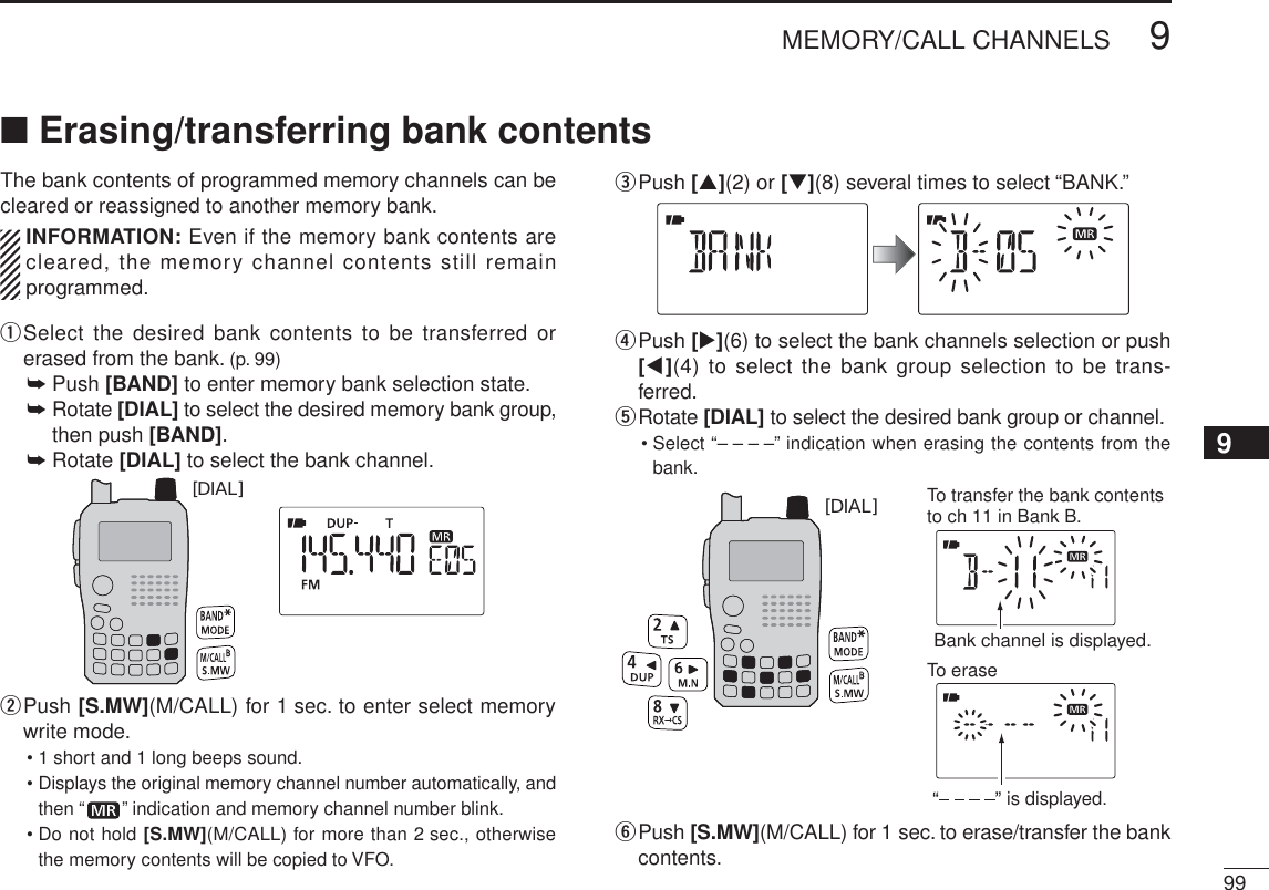 Page 47 of ICOM orporated 315500 VHF/UHF Amateur Transceiver User Manual 2