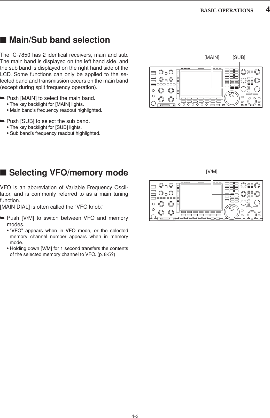 Page 24 of ICOM orporated 361500 HF/50 MHz Transceiver User Manual 