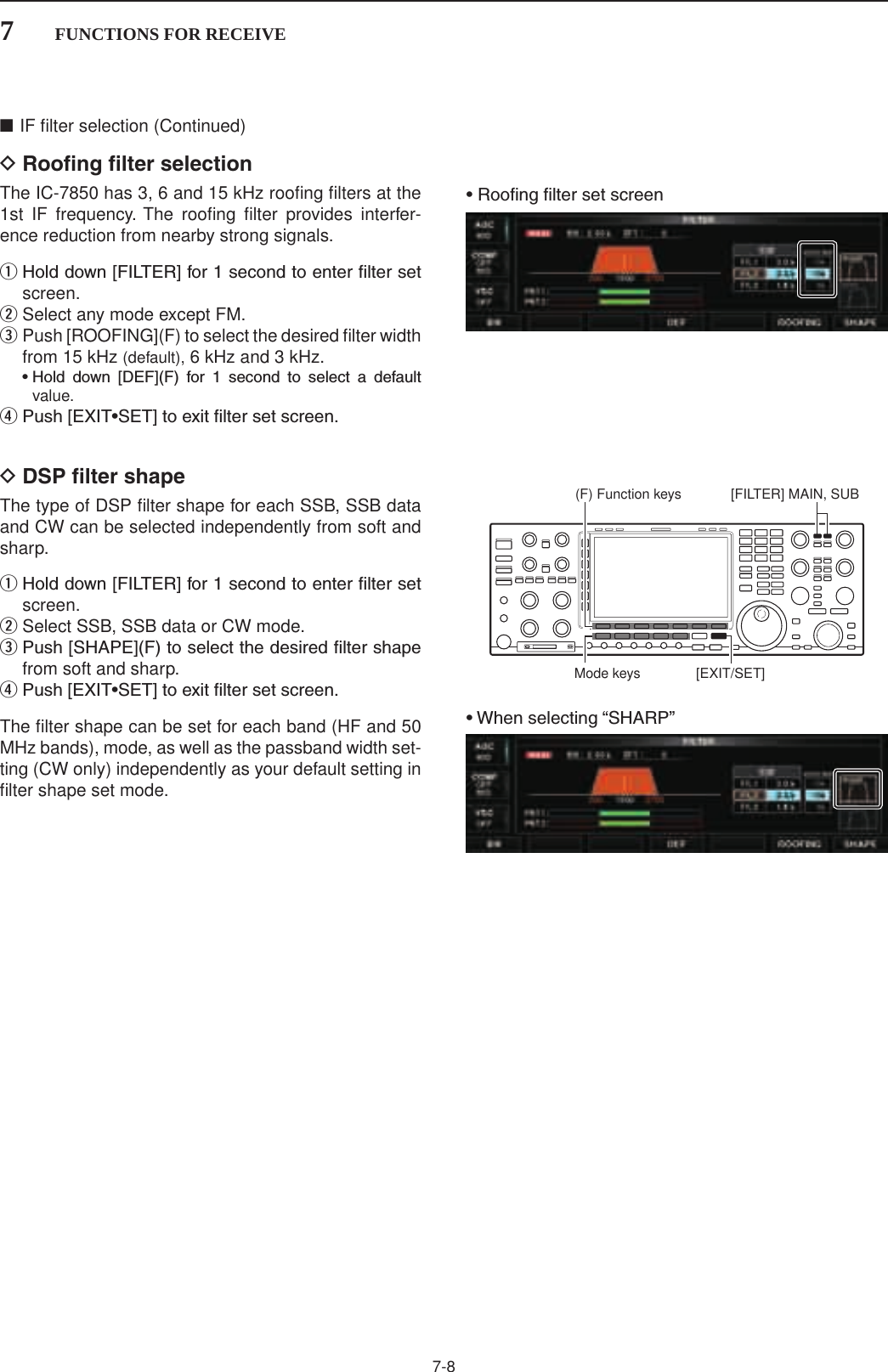 Page 45 of ICOM orporated 361500 HF/50 MHz Transceiver User Manual 